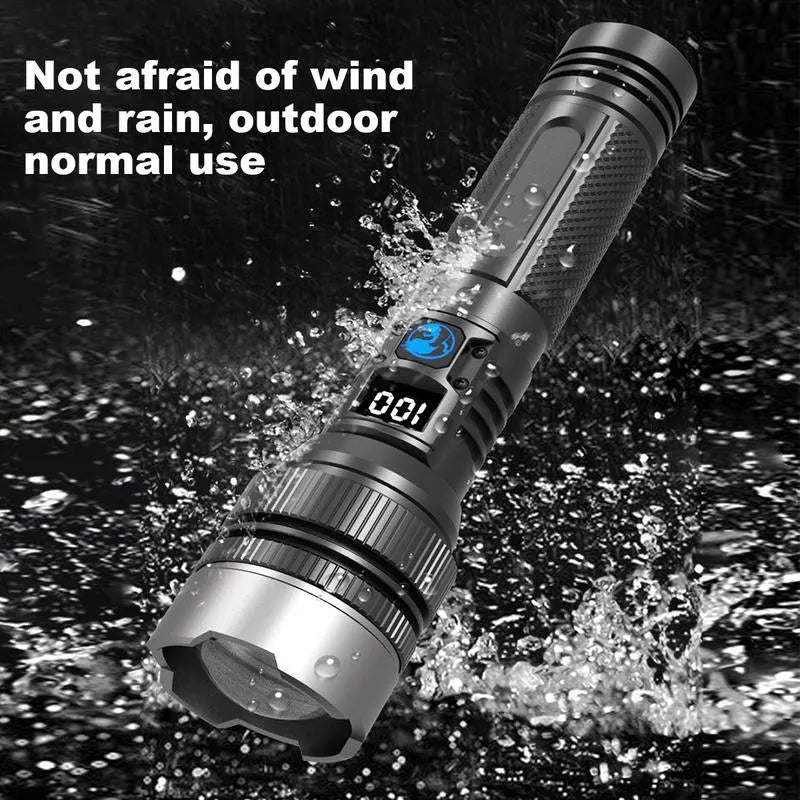 🔦 High-Power LED Flashlight – Bright, Long-Range Portable Torch for Outdoor Use